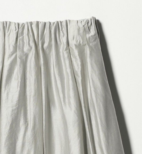 UNITED ARROWS green label relaxing「［size SHORTあり］チンツシアー ギャザー スカート」|フレア|