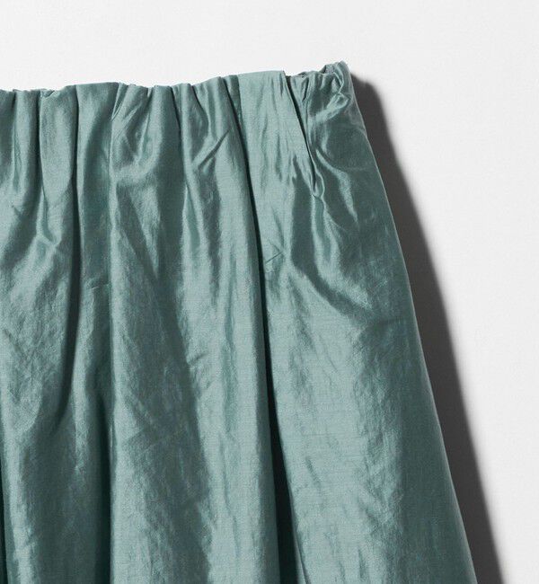 UNITED ARROWS green label relaxing「［size SHORTあり］チンツシアー ギャザー スカート」|フレア|