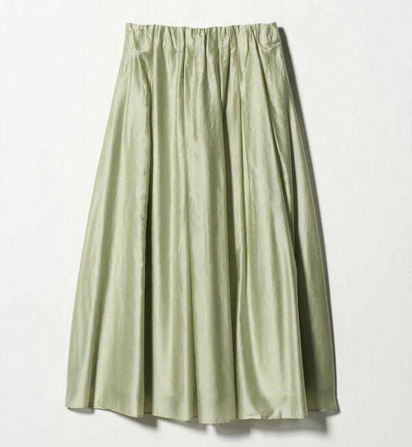 UNITED ARROWS green label relaxing「［size SHORTあり］チンツシアー ギャザー スカート」|フレア|