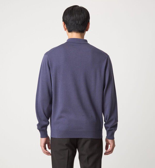 UNITED ARROWS green label relaxing「Super 120's ハイゲージ ニット ポロシャツ」|ニット・セーター|