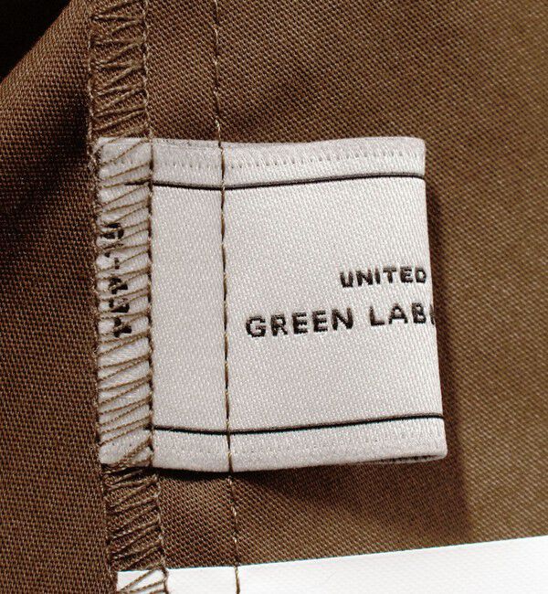 UNITED ARROWS green label relaxing「シャツ襟 フィット＆フレア タックスリーブ ワンピース」|ワンピース|