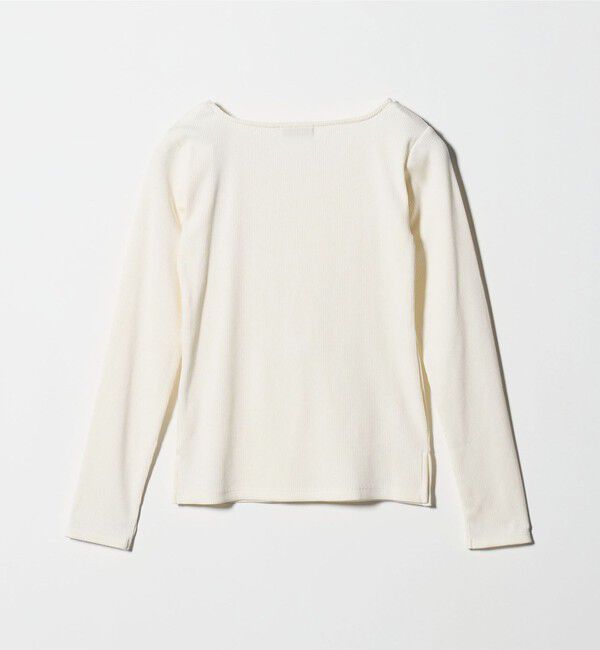 UNITED ARROWS green label relaxing「ブライトリブ スクエアネック ロングスリーブ カットソー 制菌」|Tシャツ・カットソー|