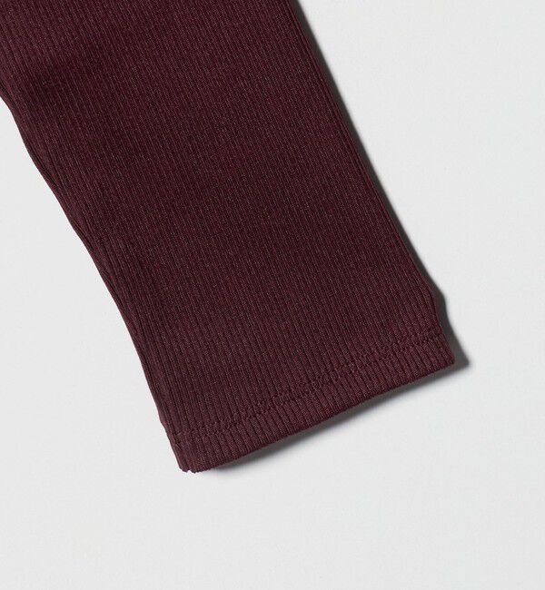 UNITED ARROWS green label relaxing「ブライトリブ スクエアネック ロングスリーブ カットソー 制菌」|Tシャツ・カットソー|