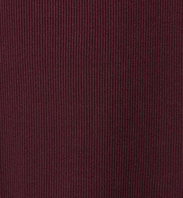 UNITED ARROWS green label relaxing「ブライトリブ スクエアネック ロングスリーブ カットソー 制菌」|Tシャツ・カットソー|