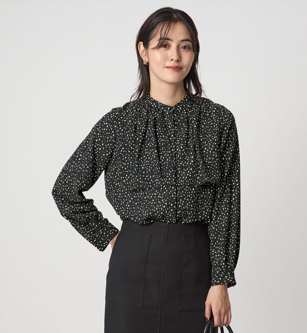 UNITED ARROWS green label relaxing「シアー フロント ヨーク ブラウス マシンウォッシャブル UVカット」|シャツ・ブラウス|