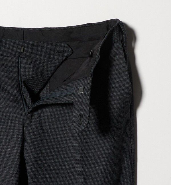 UNITED ARROWS green label relaxing「A+ TWPU バーズアイ スリム アジャスター スラックス -ウォッシャブル・ストレッチ-」|スラックス|