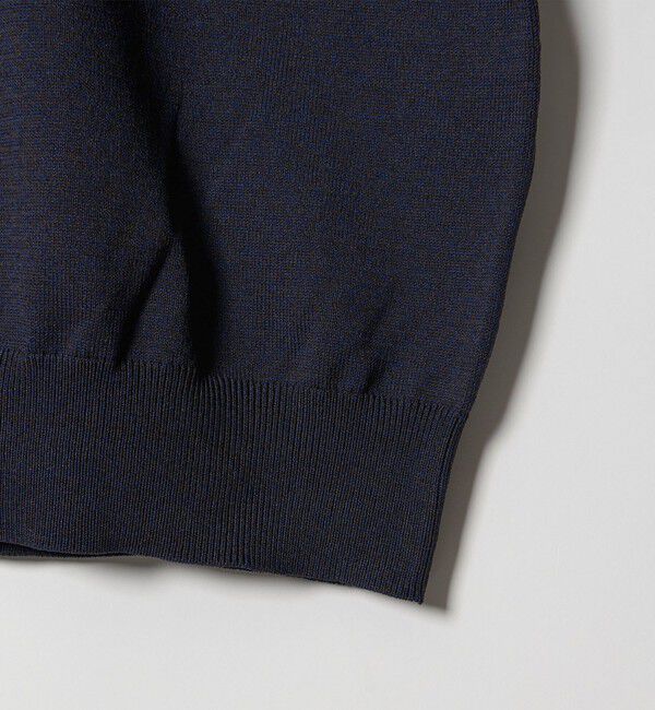 UNITED ARROWS green label relaxing「A+ MOULINE ポリエステル クルーネック ニット -ウォッシャブル-」|ニット・セーター|