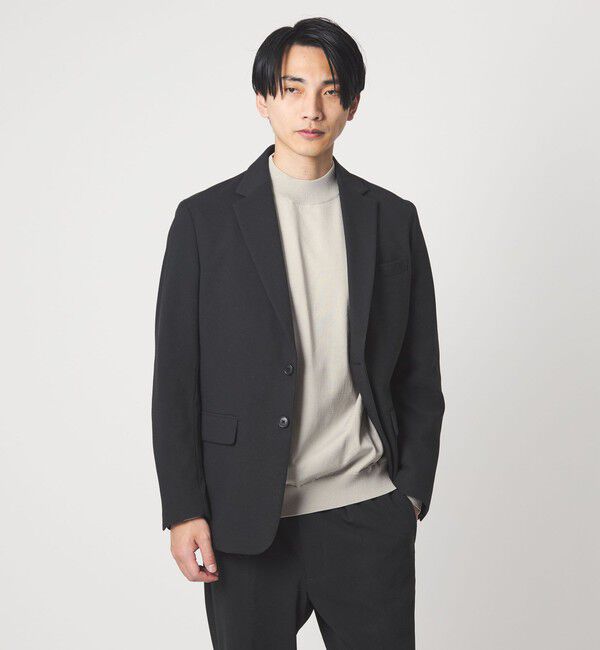 UNITED ARROWS green label relaxing「A+ ポリエステル モックネック ニット -ウォッシャブル-」|ニット・セーター|