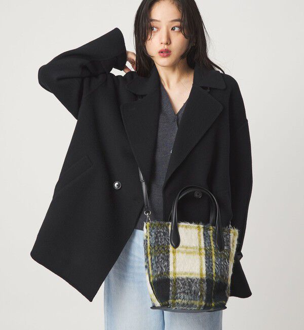 UNITED ARROWS green label relaxing「2WAY クロスチェック トートバッグ」|ショルダー・メッセンジャー|