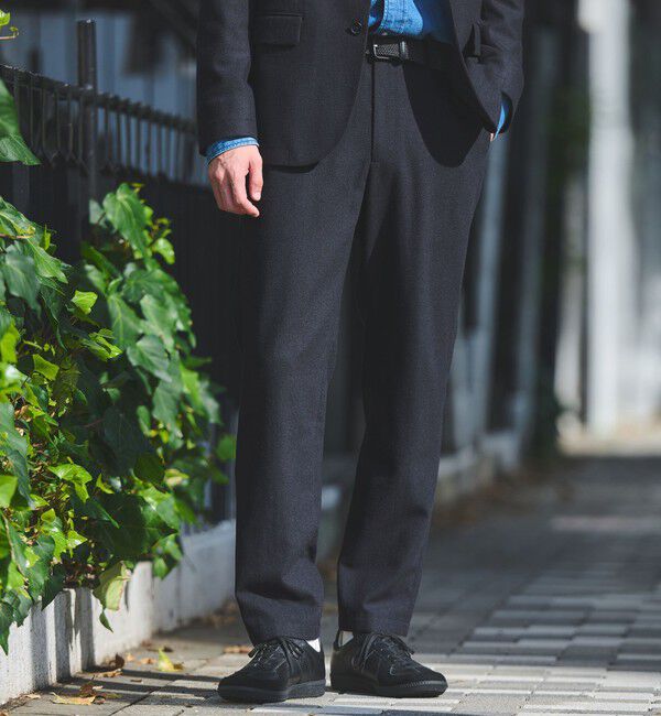 UNITED ARROWS green label relaxing「ウォッシャブル ホームスパン ナロー ユーティリティパンツ S1 -ストレッチ-」|スラックス|