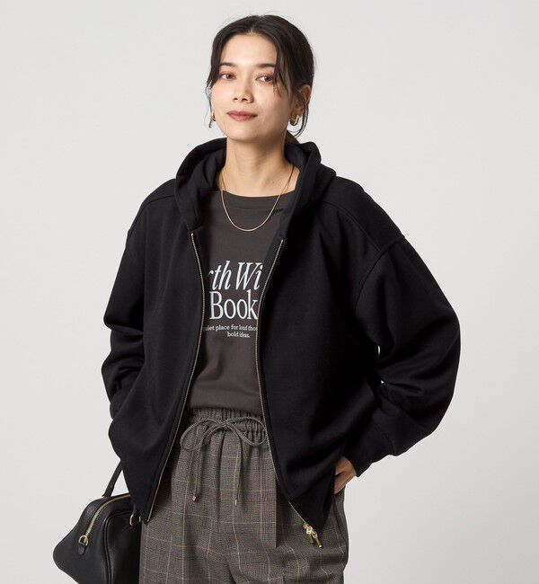 UNITED ARROWS green label relaxing「ウラキモウ ジップ フーディー」|パーカー|