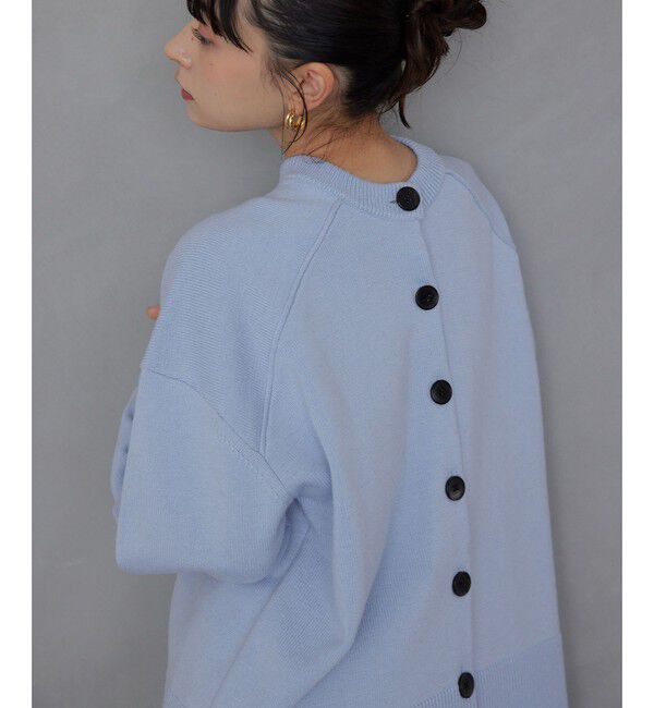 EMMEL REFINES「＜EMMEL REFINES＞EM HW ルーズ 2WAY ニット プルオーバー＆カーディガン」|カーディガン|