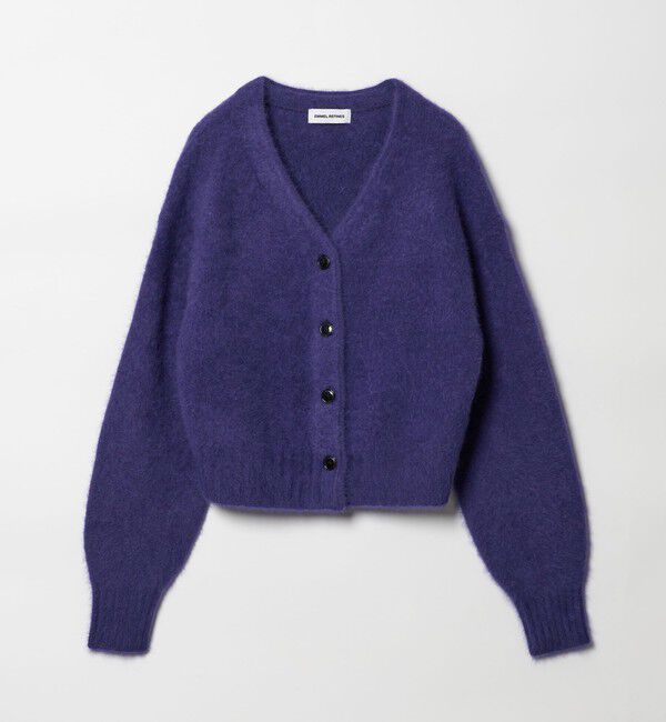 EMMEL REFINES「＜EMMEL REFINES＞EM FOX/W/CA Vネック カーディガン」|カーディガン|