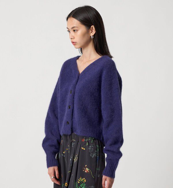 EMMEL REFINES「＜EMMEL REFINES＞EM FOX/W/CA Vネック カーディガン」|カーディガン|