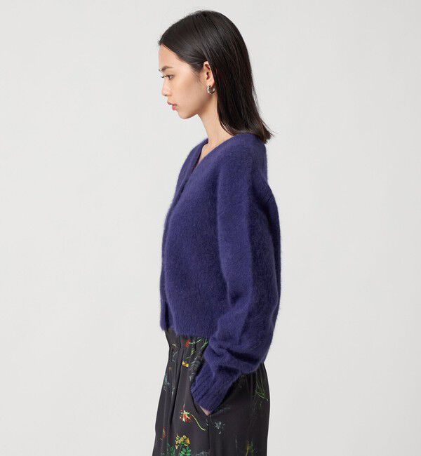 EMMEL REFINES「＜EMMEL REFINES＞EM FOX/W/CA Vネック カーディガン」|カーディガン|