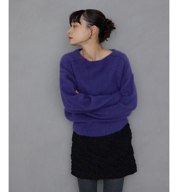 EMMEL REFINES「＜EMMEL REFINES＞EM FOX/W/CA ニットプルオーバー」|ニット・セーター|