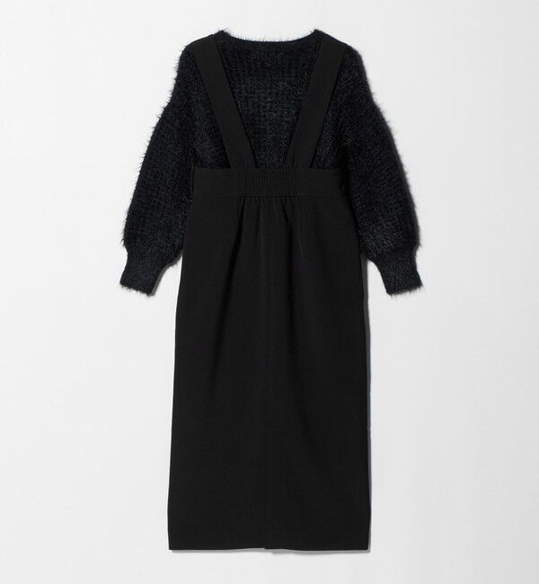 UNITED ARROWS green label relaxing「フェザー ニット プルオーバー &times; ジャンスパースカート セット」|ジャンパースカート|