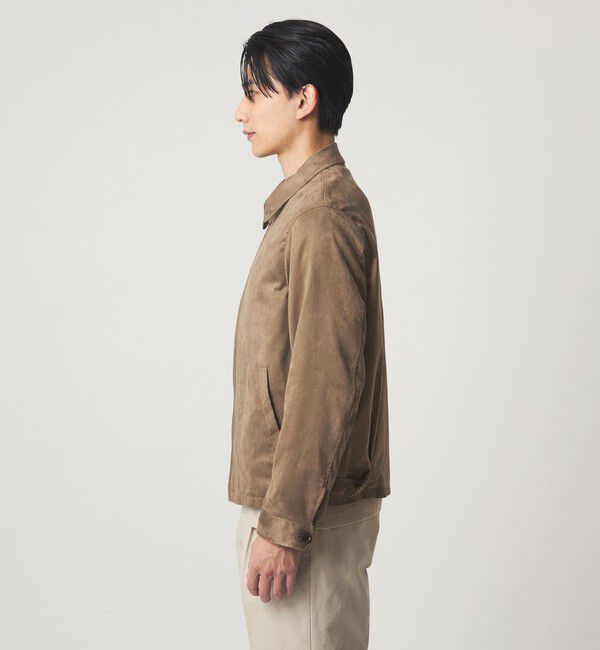 UNITED ARROWS green label relaxing「DC ポリエステル スエードライク ブルゾン」|ブルゾン・スタジャン|