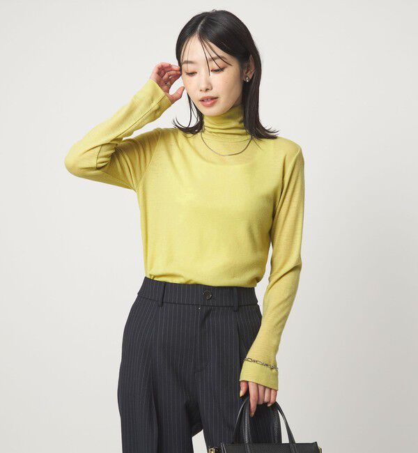 UNITED ARROWS green label relaxing「ウール フライス タートルネック カットソー ウォッシャブル」|Tシャツ・カットソー|