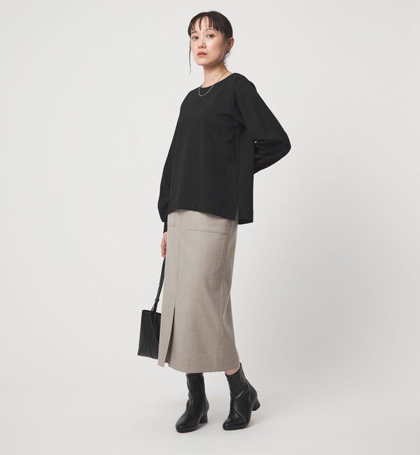 UNITED ARROWS green label relaxing「ポンチ ボリューム スリーブ プルオーバー カットソー」|Tシャツ・カットソー|