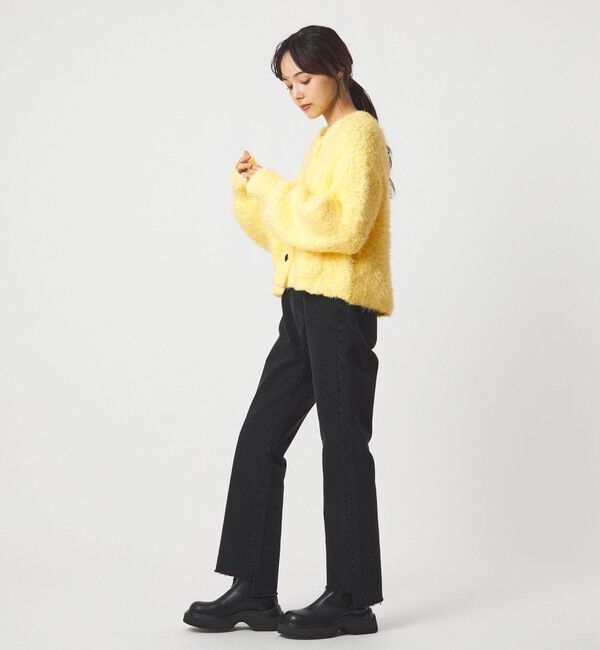 EMMEL REFINES「＜EMMEL REFINES＞EM ポコスラブ フラッフィー カーディガン」|カーディガン|