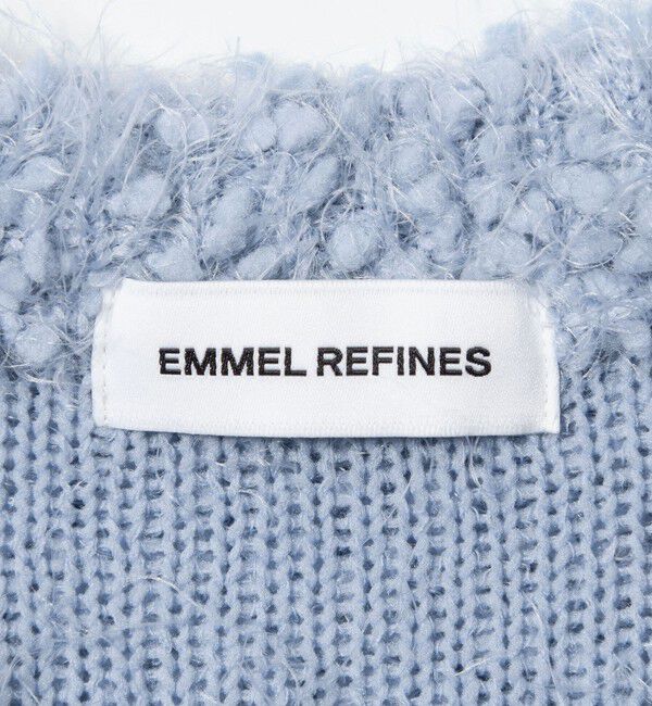 EMMEL REFINES「＜EMMEL REFINES＞EM ポコスラブ フラッフィー カーディガン」|カーディガン|