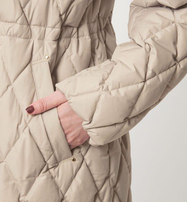 UNITED ARROWS green label relaxing「キルティング ライト ダウン コート 撥水」|ダウン|