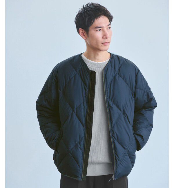 UNITED ARROWS green label relaxing「【別注】＜TAION＞ドライバーズ リバーシブル ダウン ジャケット」|ダウン|NAVY
