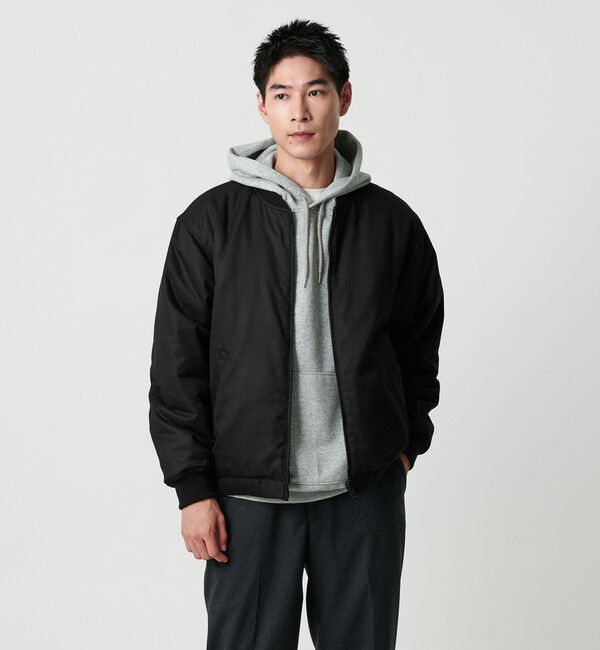 UNITED ARROWS green label relaxing「パデッド リバーシブル ジップ ブルゾン」|ブルゾン・スタジャン|