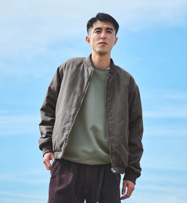 UNITED ARROWS green label relaxing「パデッド リバーシブル ジップ ブルゾン」|ブルゾン・スタジャン|MOCA
