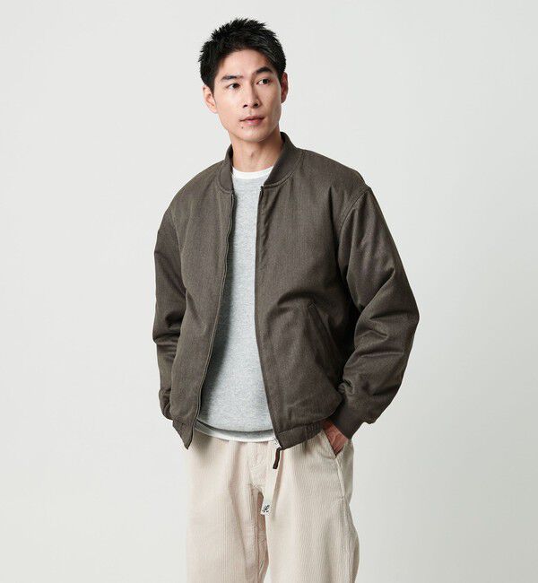 UNITED ARROWS green label relaxing「パデッド リバーシブル ジップ ブルゾン」|ブルゾン・スタジャン|