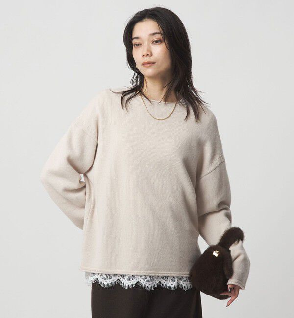 UNITED ARROWS green label relaxing「SERENITY ボートネック プルオーバー ニット」|ニット・セーター|