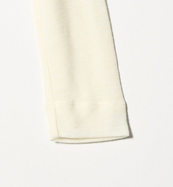 UNITED ARROWS green label relaxing「ウール フライス クルーネック カットソー オフホワイト ウォッシャブル」|Tシャツ・カットソー|