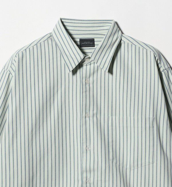 UNITED ARROWS green label relaxing「TRフラノ パターン ジャストルーズ レギュラーカラー シャツ」|シャツ・ブラウス|