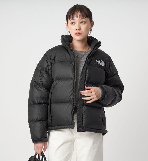 UNITED ARROWS green label relaxing「＜THE NORTH FACE＞ショート ヌプシ ジャケット」|ダウン|BLACK