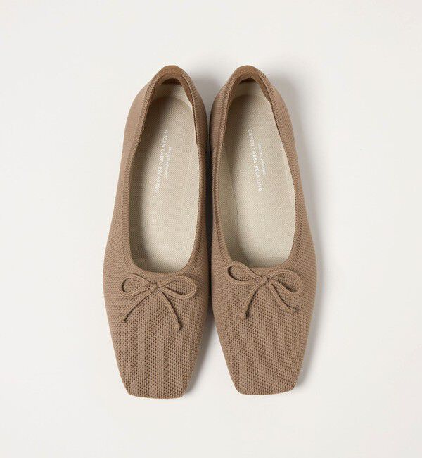 UNITED ARROWS green label relaxing「ウェルネス スクエア バレエシューズ / フラットシューズ 撥水 ウォッシャブル」|バレエシューズ|