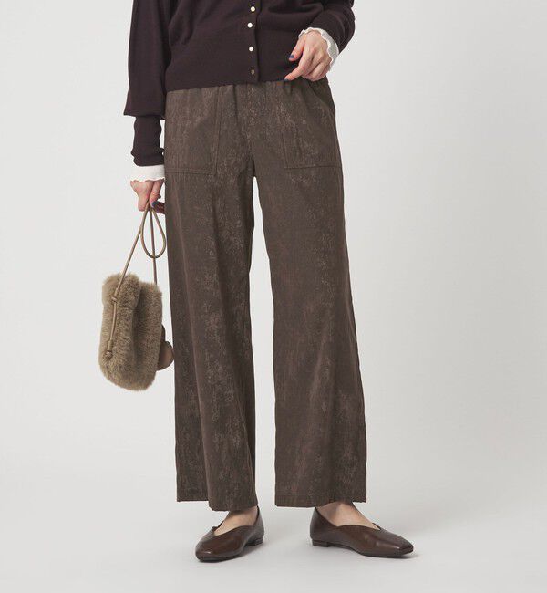 UNITED ARROWS green label relaxing「フィブリルサテン パンツ」|その他|MD.BROWN