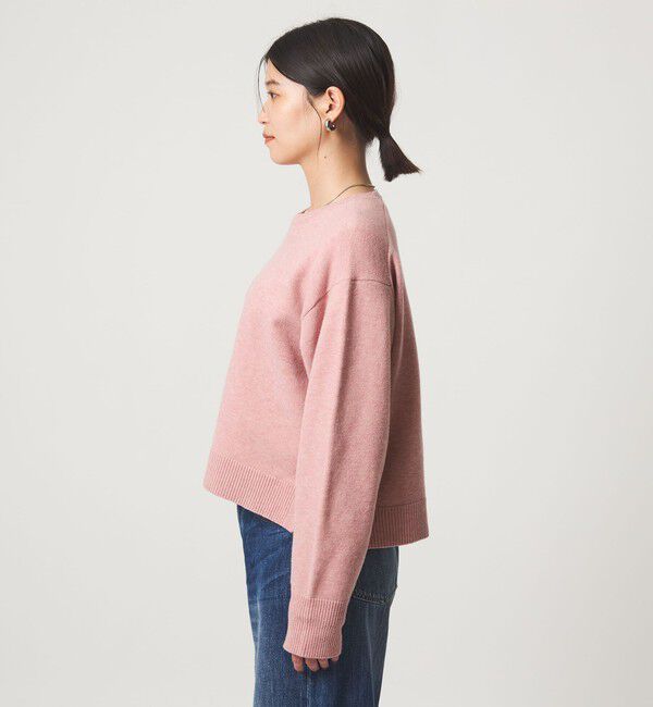 UNITED ARROWS green label relaxing「【WEB限定】＜at ease＞サイド スリット プルオーバー ニット ウォッシャブル」|ニット・セーター|