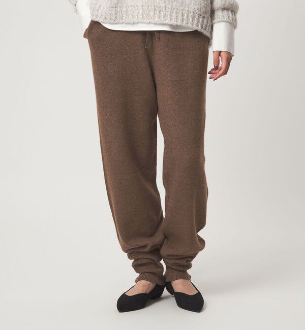 UNITED ARROWS green label relaxing「【WEB限定】＜at ease＞ジョグ ニット パンツ ウォッシャブル」|その他|