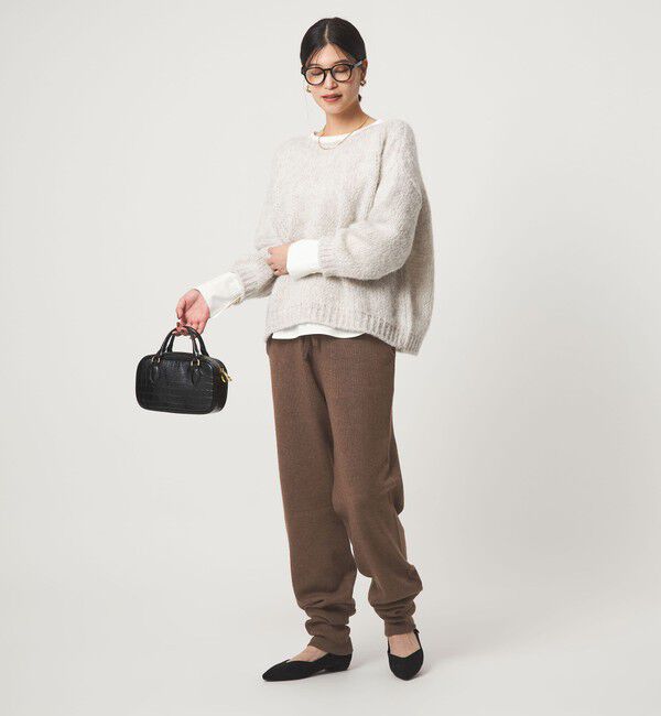 UNITED ARROWS green label relaxing「【WEB限定】＜at ease＞ジョグ ニット パンツ ウォッシャブル」|その他|