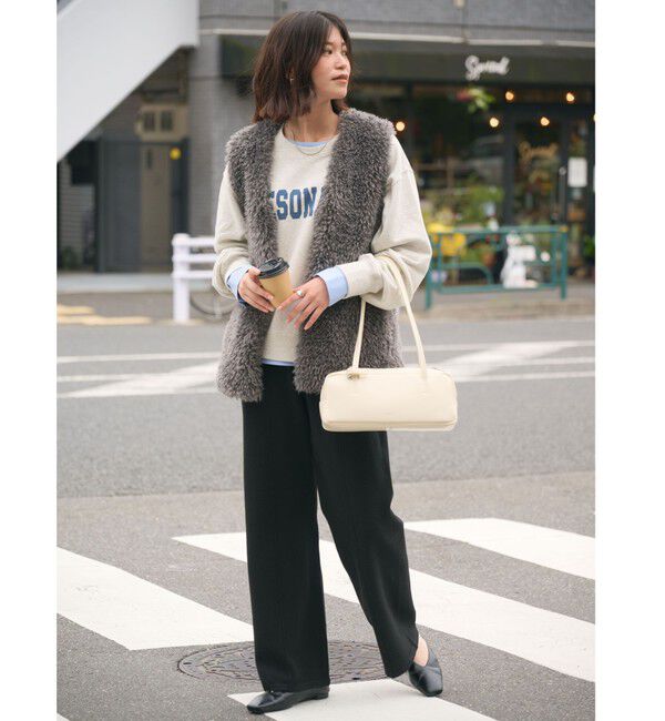 UNITED ARROWS green label relaxing「【WEB限定】＜at ease＞ニット パンツ ウォッシャブル」|その他|