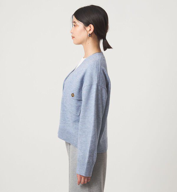 UNITED ARROWS green label relaxing「【WEB限定】＜at ease＞ダブルポケット ニット カーディガン」|カーディガン|