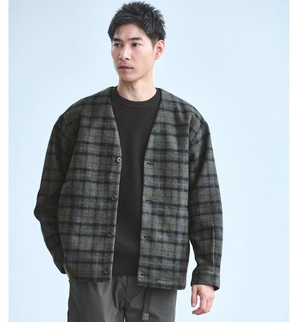 UNITED ARROWS green label relaxing「スライバー ボンディング カーディガン」|カーディガン|DK.GREEN