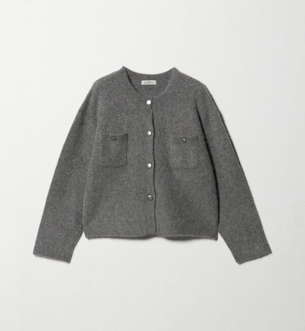 UNITED ARROWS green label relaxing「ヘアリー ニット ジャケットライク カーデイガン」|カーディガン|