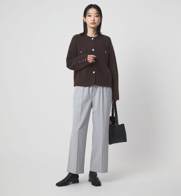 UNITED ARROWS green label relaxing「ヘアリー ニット ジャケットライク カーデイガン」|カーディガン|