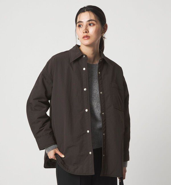 UNITED ARROWS green label relaxing「ライト パデット シャツ」|シャツ・ブラウス|MD.BROWN