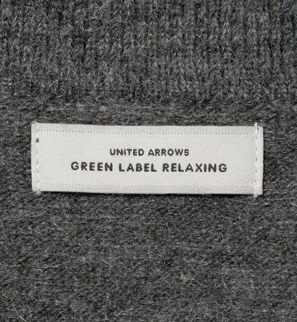 UNITED ARROWS green label relaxing「襟付き フェイクパール プルオーバー ニット ウォッシャブル」|ニット・セーター|