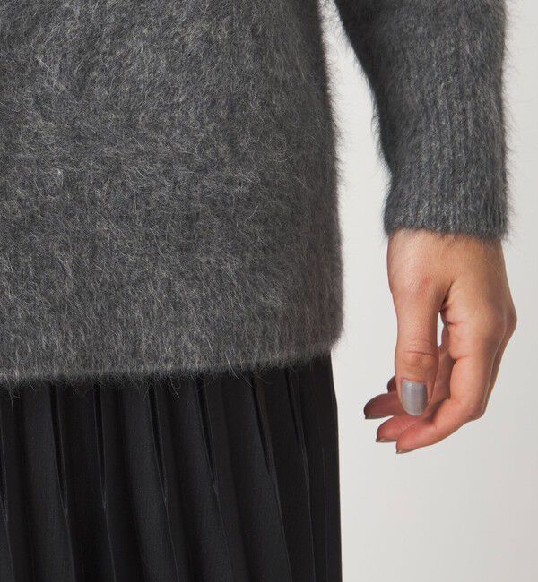 UNITED ARROWS green label relaxing「ヘアリー ニット ロング プルオーバー」|ニット・セーター|