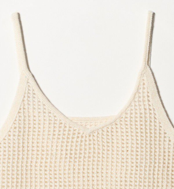 UNITED ARROWS green label relaxing「スパンコール ニット 2WAY キャミソール ウォッシャブル」|ベスト・ジレ|