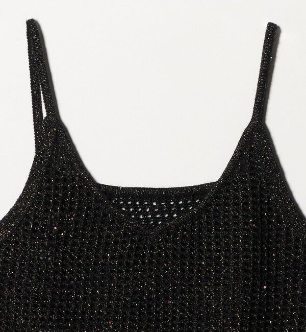 UNITED ARROWS green label relaxing「スパンコール ニット 2WAY キャミソール ウォッシャブル」|ベスト・ジレ|